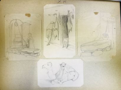 LOT DE DESSINS
François REYNAUD (1825-1909)

Important...