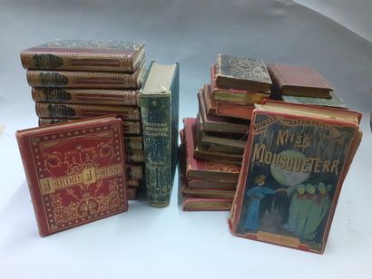 Lot de livres reliés XVIIIe et XIXe siècle...