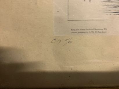 Deux lithographies et cinq gravures 

D'après...