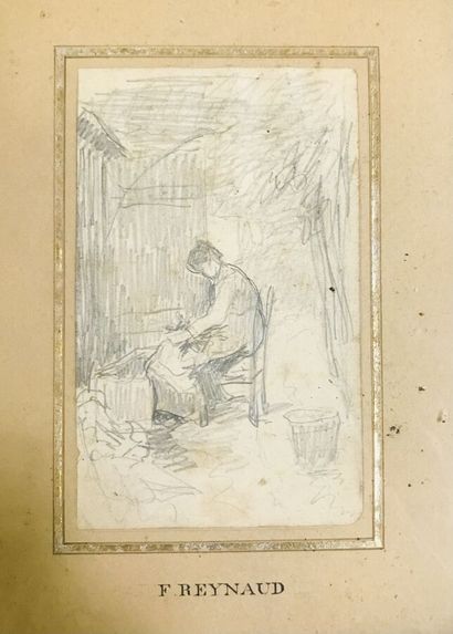 LOT DE DESSINS
François REYNAUD (1825-1909)

Important...