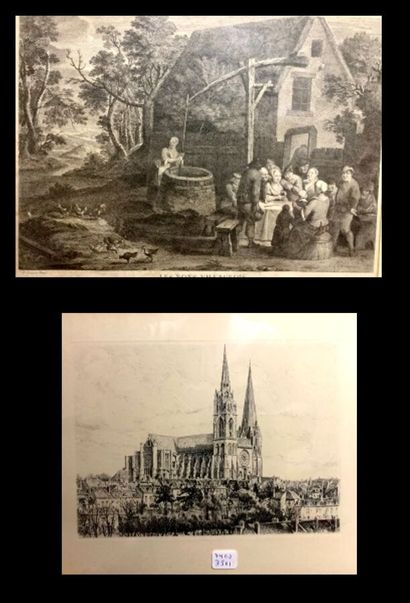 Deux lithographies et cinq gravures 

D'après...