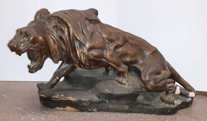 Terre cuite d'après CARTIER

Lion rugissant

H....