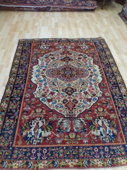 Tapis Bakthiar (chaîne en laine, trame en...