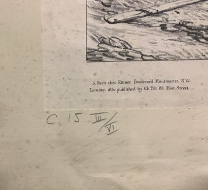 Deux lithographies et cinq gravures 

D'après...