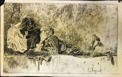 LOT DE DESSINS
François REYNAUD (1825-1909)

Important...