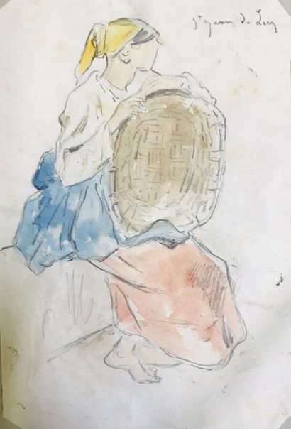 LOT DE DESSINS
François REYNAUD (1825-1909)

Important...