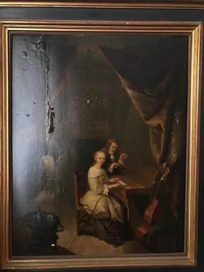 Ecole HOLLANDAISE vers 1820

La leçon de...