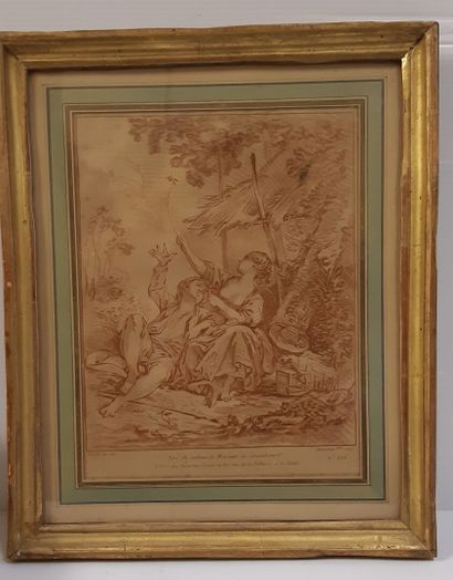 Deux gravures de Demarteau d'après Boucher

H....