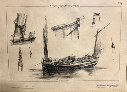 Deux lithographies et cinq gravures 

D'après...