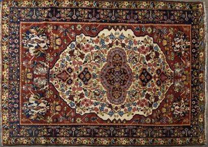Tapis Bakthiar (chaîne en laine, trame en...