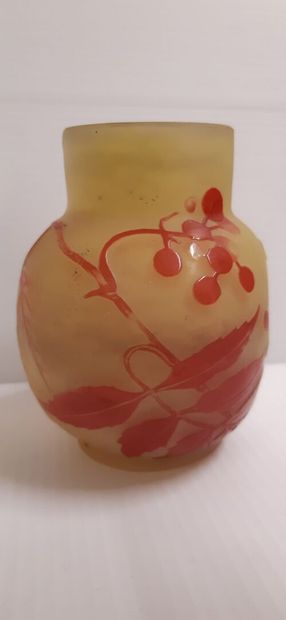 Un vase en verre