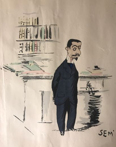 SEM (1863-1934)

Ensemble de six caricatures...