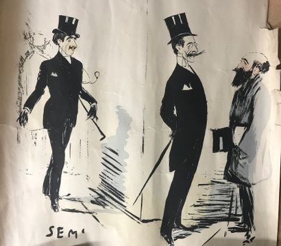 SEM (1863-1934)

Ensemble de six caricatures...