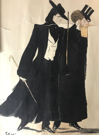 SEM (1863-1934)

Ensemble de six caricatures...