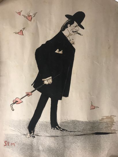 SEM (1863-1934)

Ensemble de six caricatures...