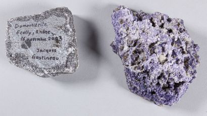 MINERAUX LYONNAIS FLUORINE ET DUMORTIERITE...