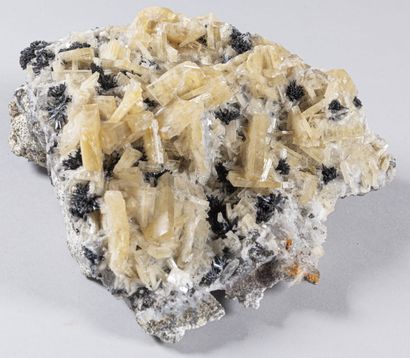 BARYTE JAUNE ET STIBINE HERJA ROUMANIE (...