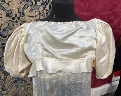 Day dress, Empire period, high-waisted dress,...