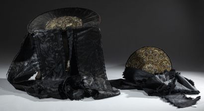 Two traditional headdresses, Switzerland,...