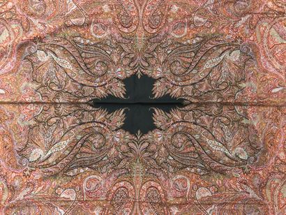 Long cashmere shawl, circa 1850, beautiful...
