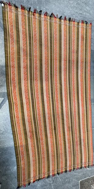 Two cashmere shawls for documents, 1850-1880,...