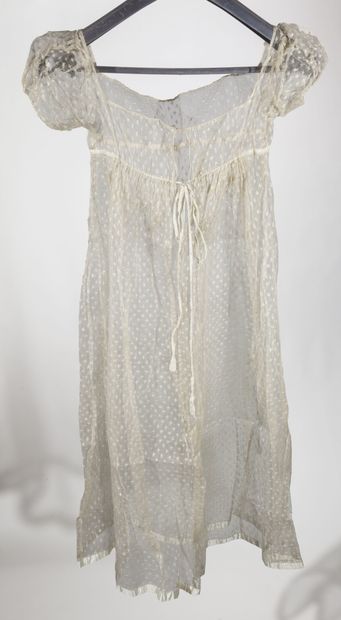 Child's dress, circa 1815-1820, high-waisted...