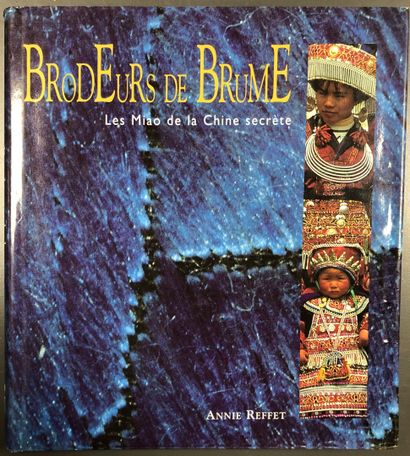 A collection of five books on fabrics and...