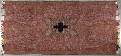 Long cashmere shawl, circa 1850, beautiful...