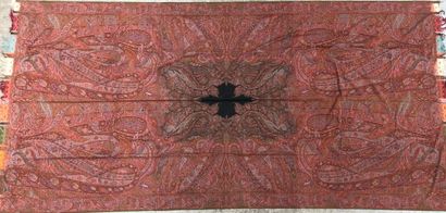 Long cashmere shawl, circa 1850, beautiful...