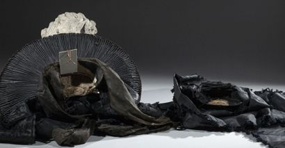 Two traditional headdresses, Switzerland,...