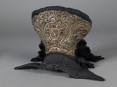 Set of three headdresses, southern Germany...