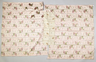 Panel of the petticoat of a disassembled...