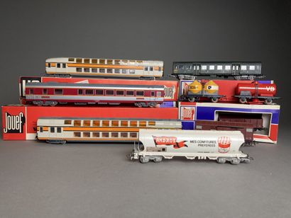 JOUEF (HO). 
Lot de neuf wagons ref 6816...