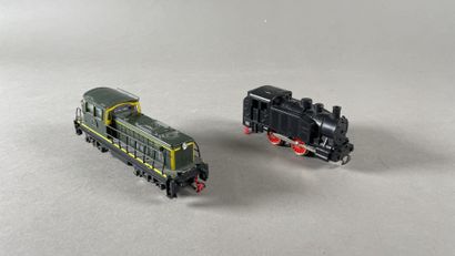 Train (HO) Gégé et Jouef. Loco diesel DB6301...