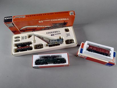 JOUEF (HO). 
un coffret wagon grue ref 663...