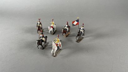 CBG - Ier Empire
3 cuirassiers - 1 étendard...