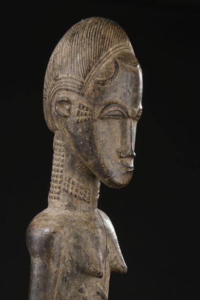 *Baule statue, Ivory Coast 
Wood, beads,...