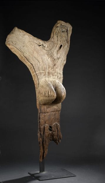 Pilier Togo Na Dogon, Mali 
Bois
H. 139 cm

Provenance...