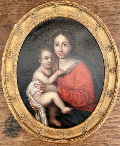 École FRANÇAISE du XVIIIe siècle
Vierge à...