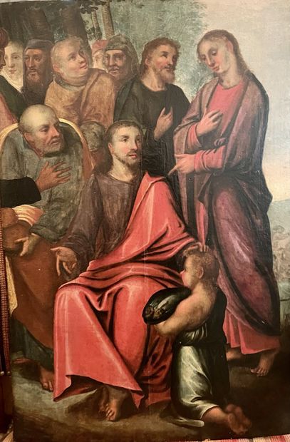 École FLAMANDE, vers 1600
Le miracle de la...