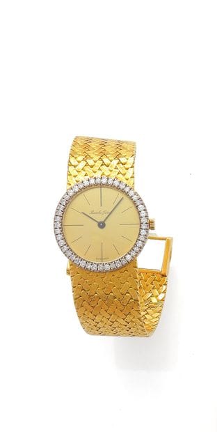 BUECHE-GIROD
Montre bracelet de dame en or...
