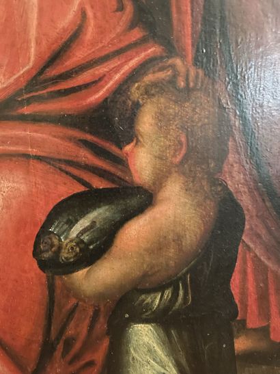 École FLAMANDE, vers 1600
Le miracle de la...
