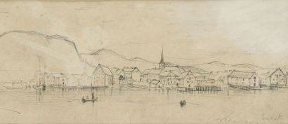 Pieter TEN CATE (1869-1937)
Vue de Wamroi
Crayon...