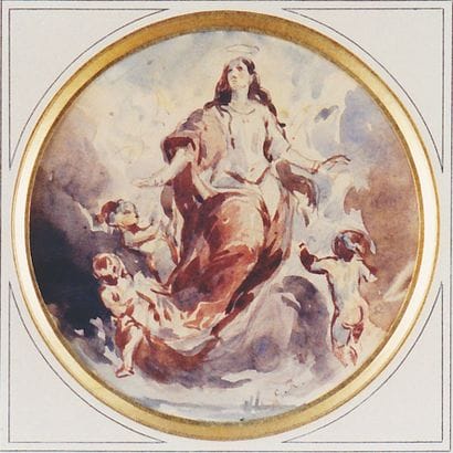 Camille ROQUEPLAN (1802-1855)
La sainte Vierge
Aquarelle,...