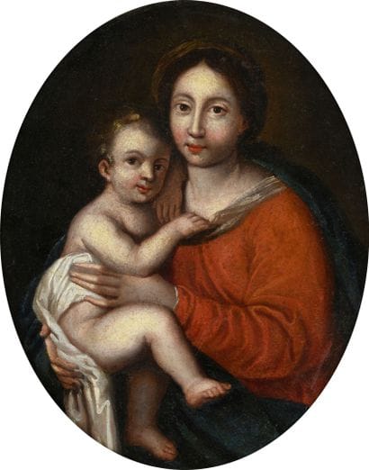 École FRANÇAISE du XVIIIe siècle
Vierge à...