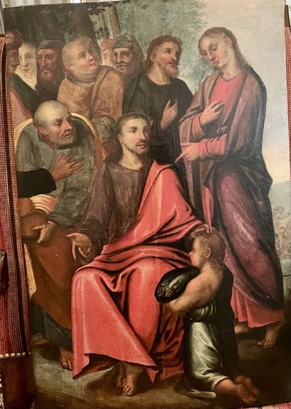 École FLAMANDE, vers 1600
Le miracle de la...