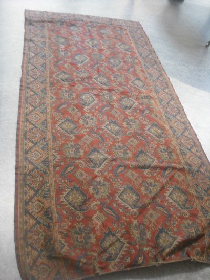 Suite de quatre tentures, vers 1880, épais...
