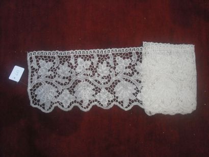Volant en dentelle mixte, vers 1900, courant...