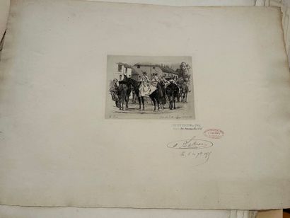 Auguste André LANCON (1836-1887) - Imprimerie...