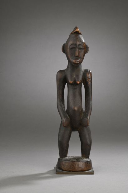 Statuette féminine Senoufo, Côte d'Ivoire...